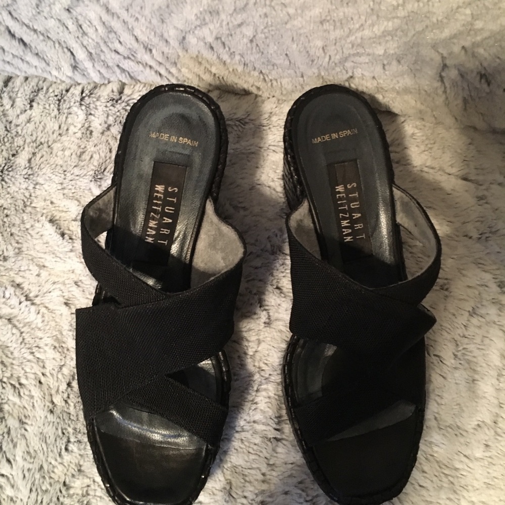 Stuart Weizmann Straw Heels - image 3